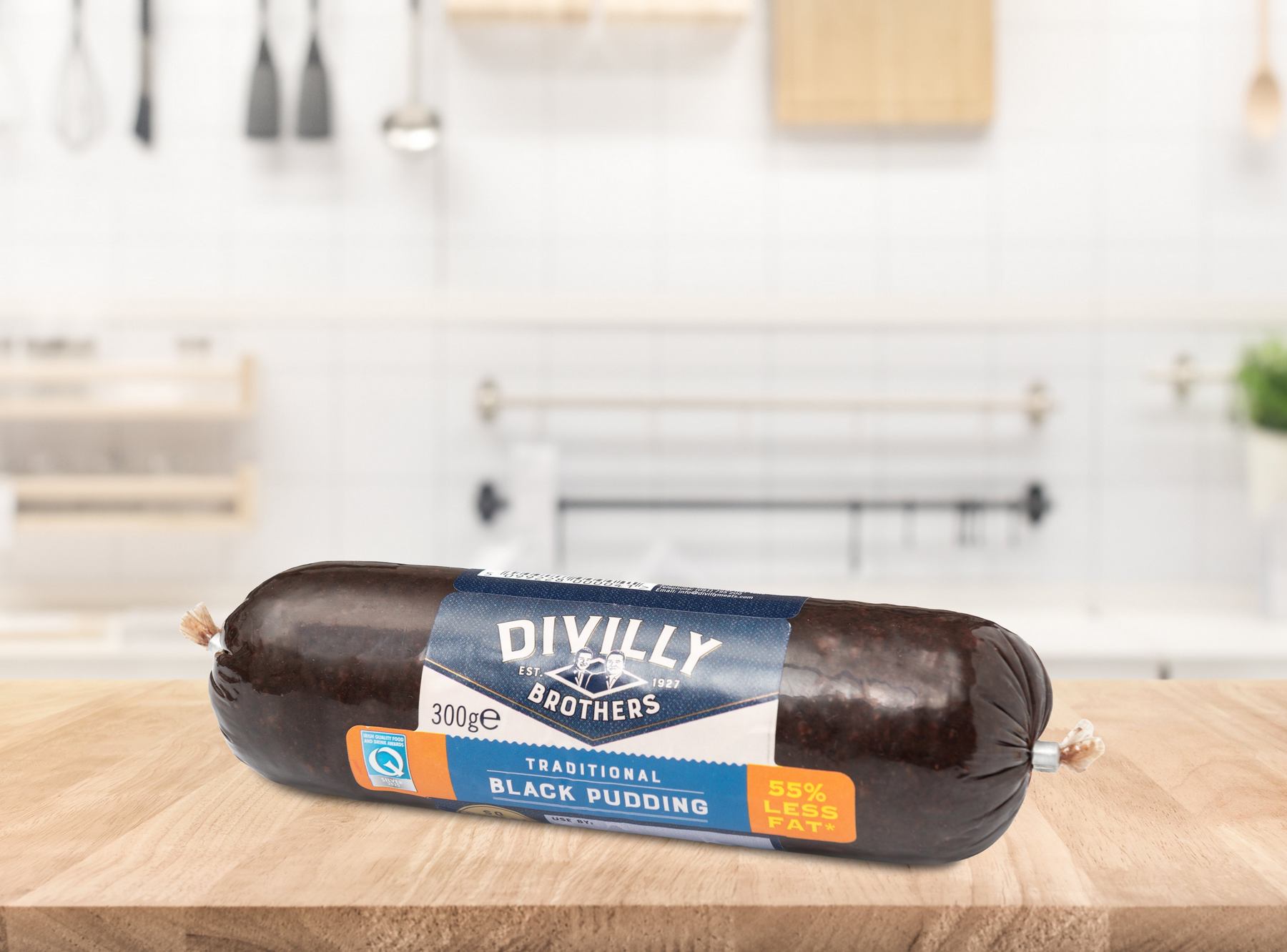 0801 DIVILLY'S BLACK PUDDING 300G