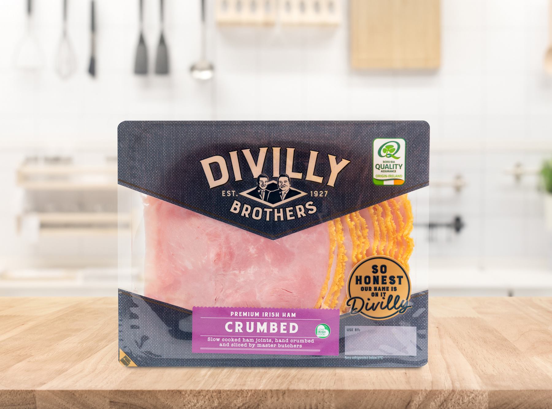 1306 Divillys Premium Crumbed Ham