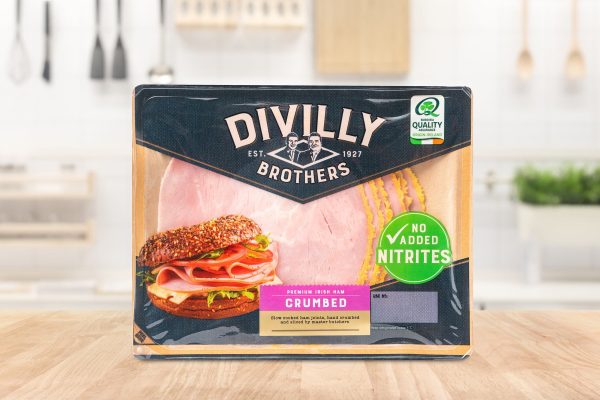 1350 Divilly Brothers No Added Nitrites Crumbed Ham 90g