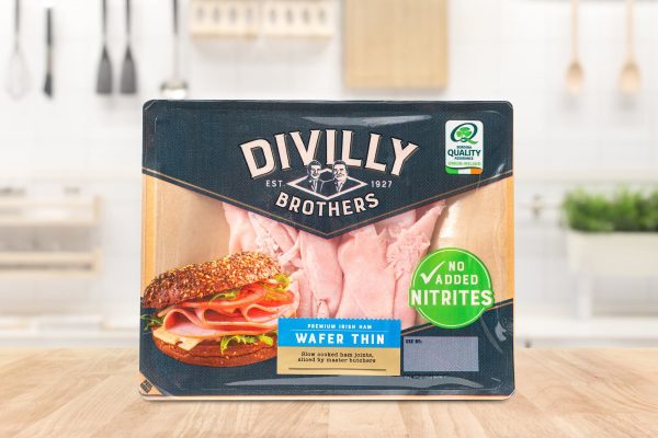 1352 Divilly Brothers No Added Nitrites Wafer Trad ham 80g